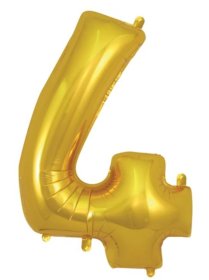 (image for) OT FOIL BALLOON NO.4 GOLD
