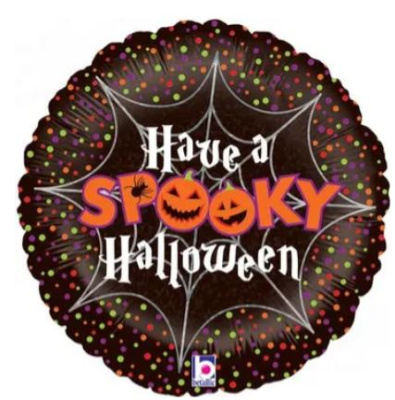 (image for) OT HWN HOLO SPOOKY HALLOWEEN - 18\"