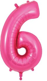(image for) OT FOIL BALLOON NO.6 PINK