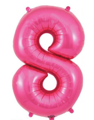 (image for) OT FOIL BALLOON NO.8 PINK