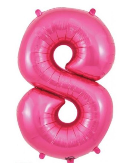 (image for) OT FOIL BALLOON NO.8 PINK