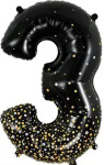 (image for) OT FOIL BALLOON NO.3 BLK GOLD