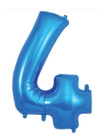 (image for) OT FOIL BALLOON NO.4 BLUE