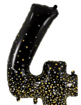 (image for) OT FOIL BALLOON NO.4 BLK GOLD
