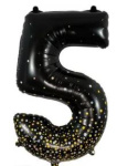(image for) OT FOIL BALLOON NO.5 BLK GOLD