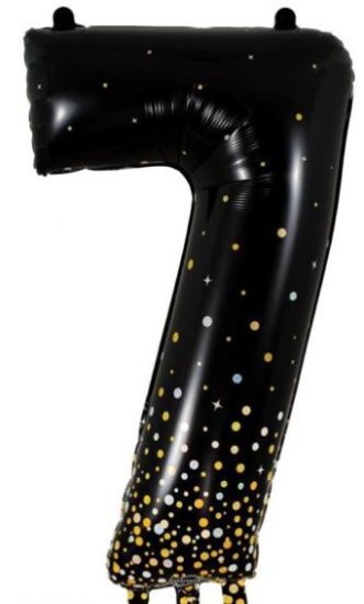 (image for) OT FOIL BALLOON NO.7 BLK GOLD