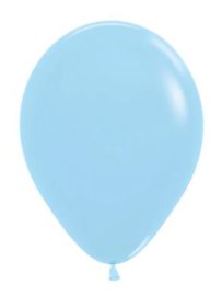 (image for) ST BALLOON PASTEL/M BLUE 25S
