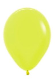 (image for) ST BALLOON NEON YELLOW 50S