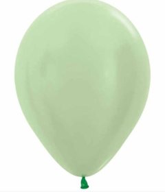 (image for) ST BALLOON SATIN GREEN 50S