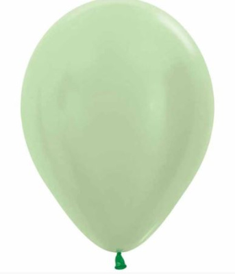 (image for) ST BALLOON SATIN GREEN 50S