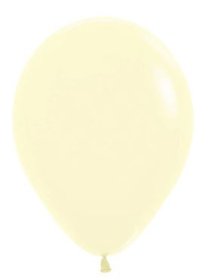 (image for) ST BALLOON PASTEL/M YELLOW 50S