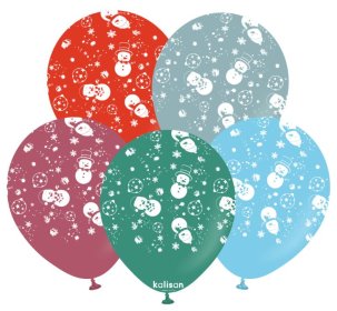 (image for) KS XMAS BALLOON-SNOWMAN 25S