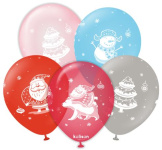 (image for) KS XMAS BALLOON-SANTACLAUS 25S