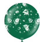 (image for) KS XMAS BALLOON-SANTA DGRN 25S