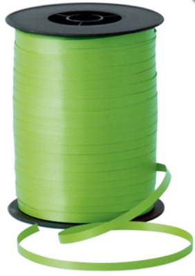 (image for) QT CURL RIBBON LIME GREEN 500M