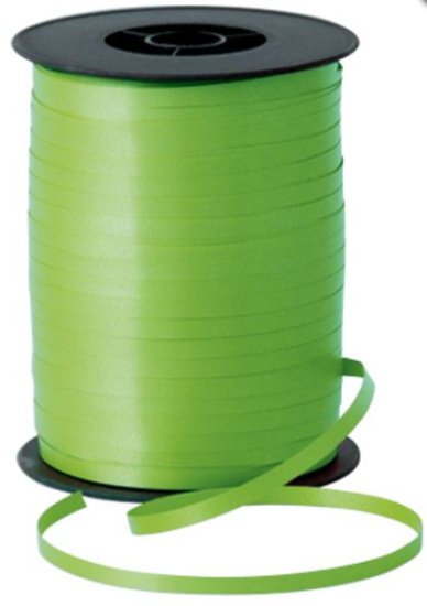 (image for) QT CURL RIBBON LIME GREEN 500M