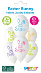 (image for) GEMAR PRINTED BALLOONS HAPPY EASTER 6S - 13""
