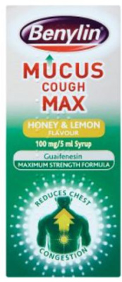 (image for) BENYLIN MUCUS MAX COUGH HONEY & LEMON 6F5 - 150ML