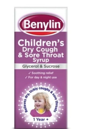 (image for) BENYLIN CHILD DRY COUGH SORE THROAT SYRUP 6F5 - 125ML
