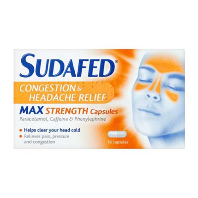 (image for) SUDAFED MAX STRENGTH CAPSULE 6F5 - 16S