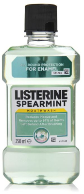 (image for) LISTERINE MOUTH WASH SPEARMINT - 250ML