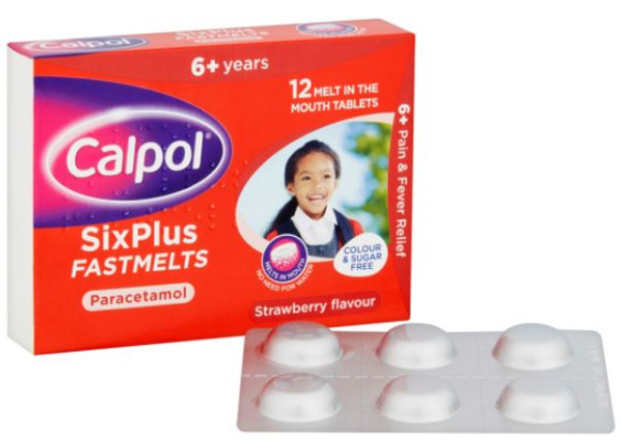 (image for) CALPOL FASTMELTS GB 6+YEARS - 12S