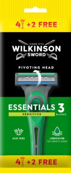 (image for) WILKINSON SENSITIVE DISPOSABLE RAZOR MEN