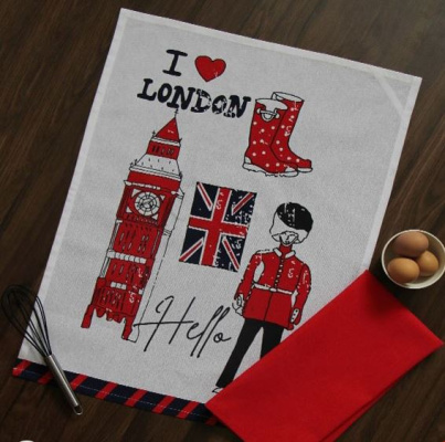 (image for) HL TEA TOWEL LONDON