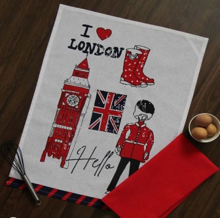 (image for) HL TEA TOWEL LONDON