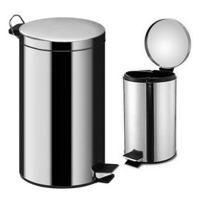 (image for) HL PEDAL BIN S/STEEL BLACK