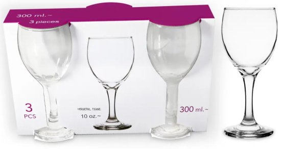 (image for) HL WINE STEM GLASS 3S