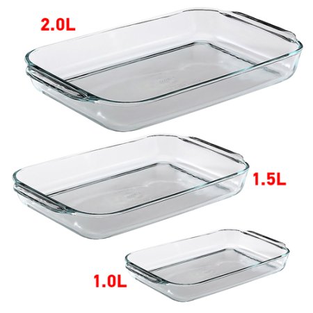 (image for) TEMPERED GLASS ROASTERSET 3PCS