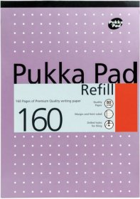 (image for) PUKKA REFILL PADS 160PAGES - A4