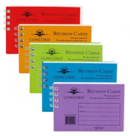(image for) PUKKA REVISION CARDS RULED 52S - 6CM X 4CM