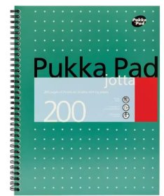 (image for) PUKKA WIREBOUND JOTTA 200PAGE - A4