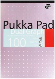 (image for) PUKKA DUAL GRAPH 100PAGES - A4