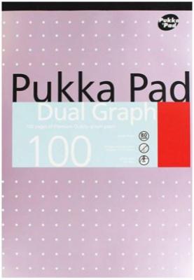 (image for) PUKKA DUAL GRAPH 100PAGES - A4