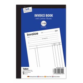 (image for) Tallon Invoice Book 80pages - STD