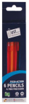 (image for) Tallon Mechanical Pencils with erasers 6S - 0.7MM PRECISION