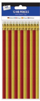 (image for) Tallon HB Pencils with erasers - 12S