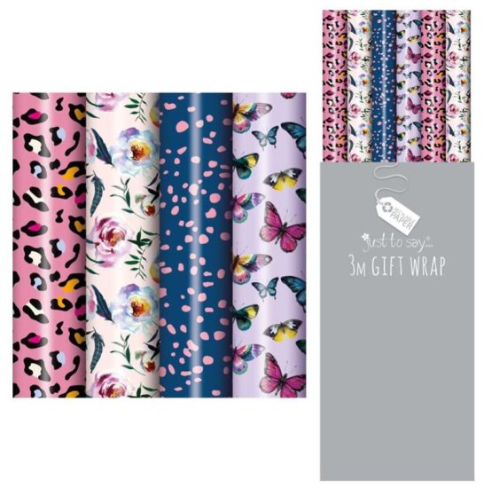 (image for) Tallon Gift Wrap Female Designs Assorted - 3METRE