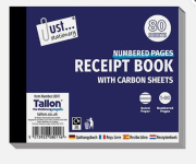(image for) Tallon Receipt Book Half size 80 Pages - Half