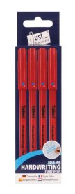 (image for) Tallon Hand Writing Pens Blue - 4S