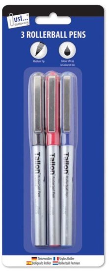 (image for) TALLON ROLLERBALL PEN ASSORTED - 3S
