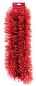 (image for) XMAS TINSEL CHUNKY LUXURY RED