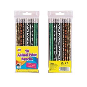 (image for) TALLON HB ANIMAL PRINT PENCILS - 10S