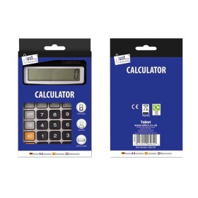 (image for) TALLON MIDI CALCULATOR DUAL POWER 8 DIGIT - 104X152MM
