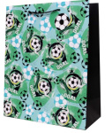 (image for) TALLON GIFT BAG FOOTBALL DESIGN - LARGE