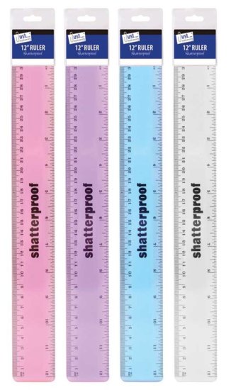 (image for) TALLON SHATTERPROOF RULER - 12""
