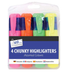 (image for) TALLON NEON HIGHLIGHTERS ASSORTED - 4S